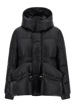 sacai quilted puffer jacket - Black