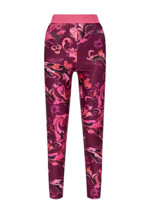 Versace Jeans Couture Barocco-print leggings - Pink