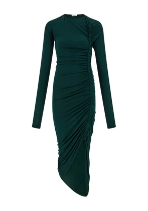 Ferragamo asymmetric maxi dress - Green