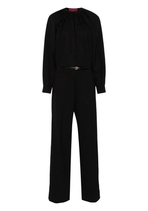 Gucci keyhole-neck jumpsuit - Black