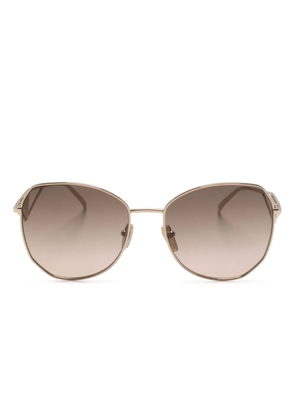 Prada Eyewear gradient oversized-frame sunglasses - Gold