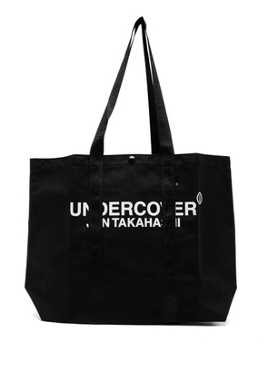 Undercover logo-printed tote bag - Black
