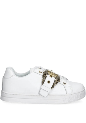 Versace Jeans Couture leather sneakers - White