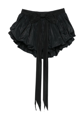 DSQUARED2 bow-detailed ruffled mini skirt - Black