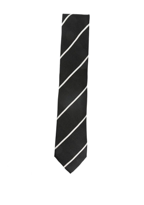 TOM FORD striped tie - Black