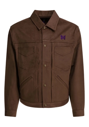 Needles flap-pocket jacket - Brown