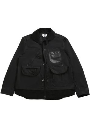 Junya Watanabe MAN Oakley laminated jacket - Black