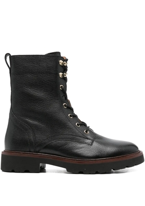 Geox leather ankle boots - Black