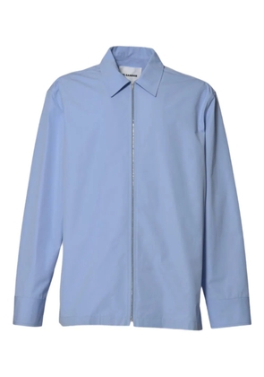 Jil Sander zip-up shirt - Blue
