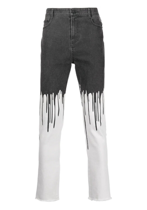 Haculla Dripping mid-rise skinny jeans - White