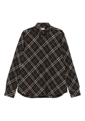 Burberry checked button-down shirt - Brown