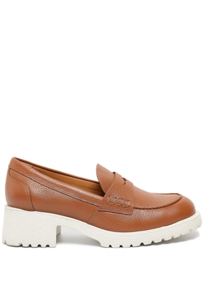 Sarah Chofakian Ully 50mm loafers - Brown