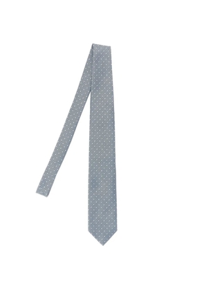 TOM FORD jacquard polka-dot silk tie - Blue