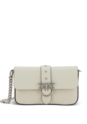 PINKO Love One Slouchy crossbody bag - Neutrals