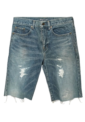 Saint Laurent Pre-Owned cotton shorts - Blue