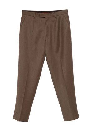 Zegna tailored wool trousers - Brown