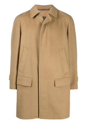 A.N.G.E.L.O. Vintage Cult 1900s classic collar concealed fastening coat - Neutrals