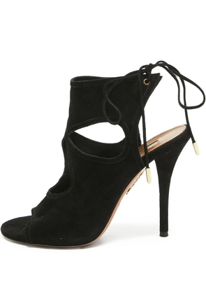 Aquazzura pre-owned 115mm Sexy Thing sandals - Black