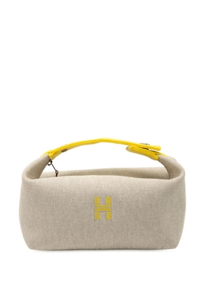 Hermès Pre-Owned 2021-2025 Small H Plume Bride A Brac Case vanity bag - Grey