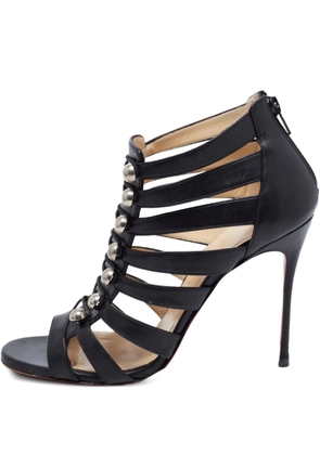 Christian Louboutin Pre-Owned Denis Caged heeled sandals - Black