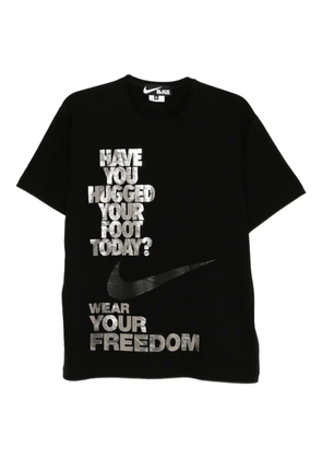 Black Comme Des Garçons x Nike Freedom T-shirt