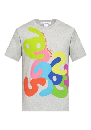 Comme Des Garçons Shirt abstract-print T-shirt - Grey