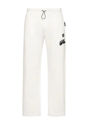 Philipp Plein cotton track pants - White