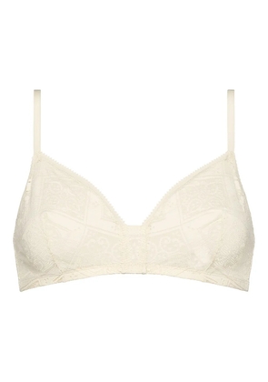 ERES Mosaic wireless triangle bra - Neutrals