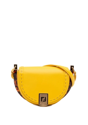 Fendi Pre-Owned 2010-2025 Leather Moonlight crossbody bag - Yellow