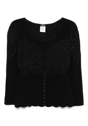 CHANEL Pre-Owned 2006 long-sleeved blouse - Black