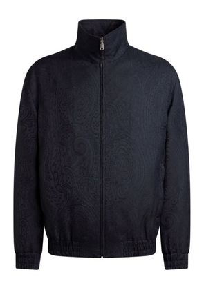 ETRO paisley-jacquard bomber jacket - Blue