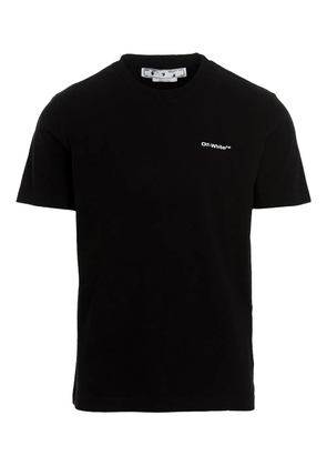 Off-White wave outline T-shirt - Black