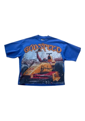 GODSPEED F1 Fnishline graphic T-shirt - Blue