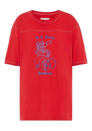 Maison Margiela graphic-print crew-neck T-shirt - Red