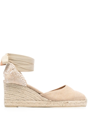Castañer Carina wedged espadrilles - Neutrals
