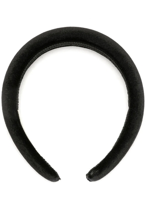 Jennifer Behr Tori velvet hairband - Black