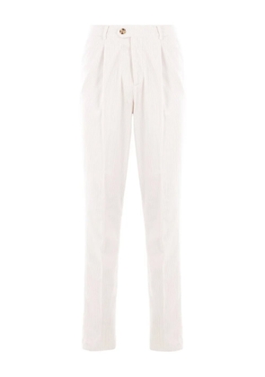 Brunello Cucinelli cotton corduroy trousers - White