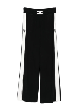 Elisabetta Franchi logo trousers - Black
