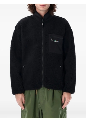 MANASTASH fleece zip-up jacket - Black