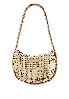 Rabanne Iconic Discs Moon Flip Shoulder Bag - Brown