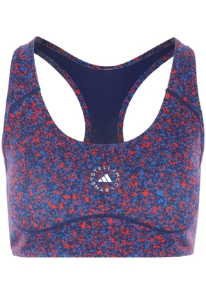 adidas by Stella McCartney logo-print top - Blue