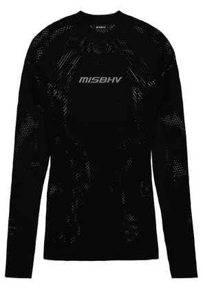MISBHV logo-lettering sweatshirt - Black