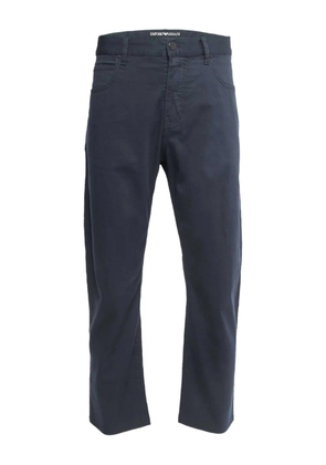 Emporio Armani Pre-Owned cotton chinos - Blue