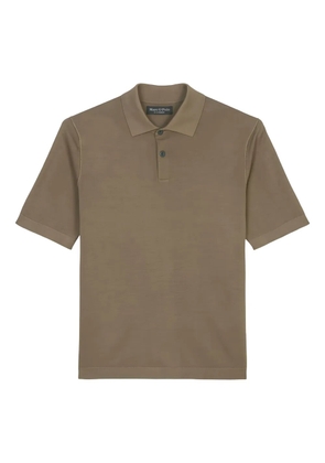 Marc O'Polo short-sleeve polo shirt - Brown