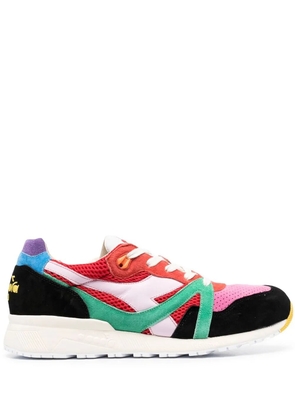 Diadora panelled lace-up sneakers - Red