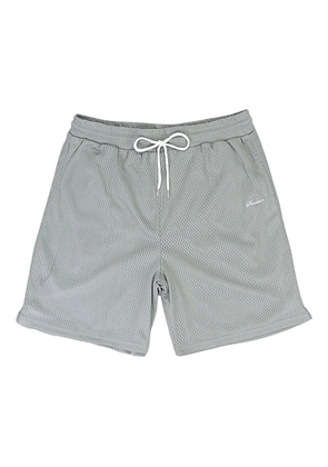 Sinclair logo-embroidered shorts - Grey