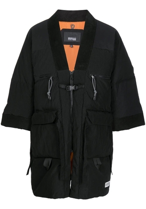 Mostly Heard Rarely Seen panelled padded coat - Black