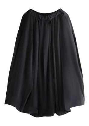 Comme Des Garçons pleated wool skirt - Black
