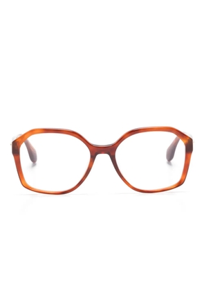 GIGI STUDIOS geometric-frame glasses - Brown