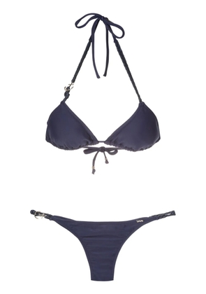 Amir Slama anchor-hardware triangle bikini - Blue
